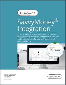 Coverpage FLEX & SavvyMoney Integration 